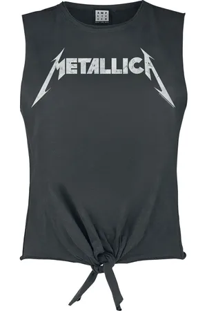 Metallica Top de - Amplified Collection - White Logo - S XL - para Mujer