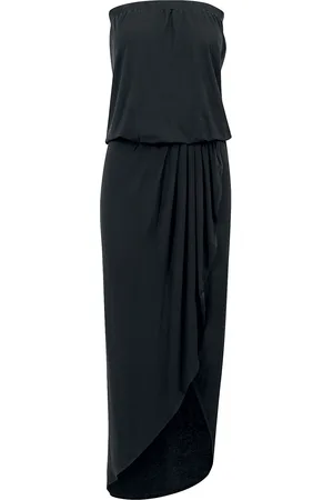 Urban classics Vestido largo de - Vestido Ladies Viscose Bandeau - XS 5XL - para Mujer