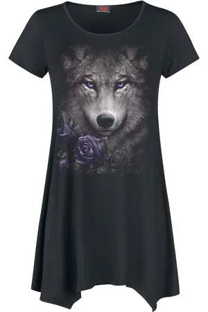 Spiral Camiseta Gótico de - Wolf Roses - S XXL - para Mujer