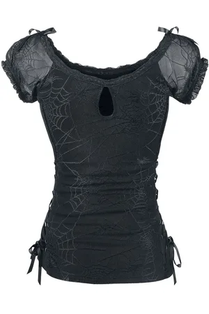 Banned Alternative Camiseta Gótico de - Spider - M 4XL - para Mujer