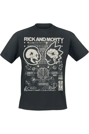 Rick and Morty Camiseta de - Nobody Exists On Purpose - S XXL - para Hombre