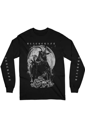 Blackcraft Cult Camiseta Manga Larga Gótico de - Power of the Goat - M XXL - para Hombre