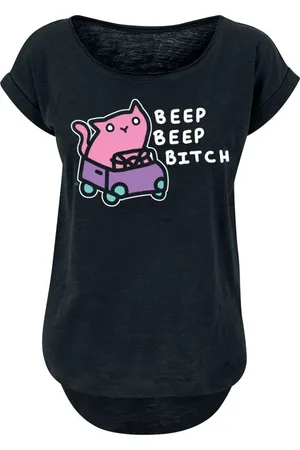 Goodie Two Sleeves Camiseta Fun de - Beep Beep Bitch - S XXL - para Mujer