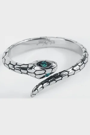 etNox Anillo Gótico de - Serpiente - para Mujer