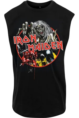 Iron Maiden Top tirante ancho de - Circular Vintage Print - S XXL - para Hombre