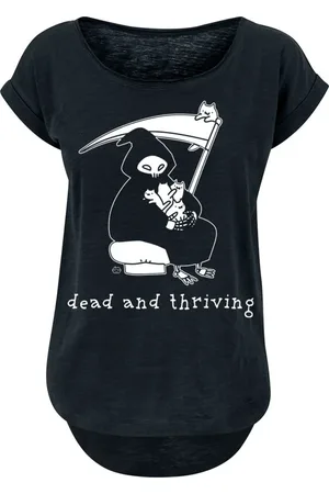 Goodie Two Sleeves Camiseta Fun de - Dead And Thriving - S XXL - para Mujer