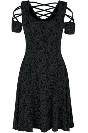 EMP Vestido Corto de - Vestido con cordón y estampado Celta - S 5XL - para Mujer