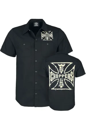 WEST COAST Camisa manga Corta de - Distressed OG Logo - S 3XL - para Hombre