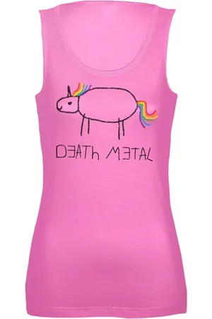 Tierisch Top tirante ancho Unicornio de - Death Metal Unicorn - L - para Mujer