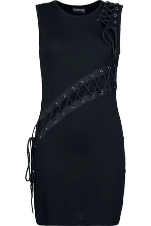 Gothicana Vestidos de longitud media Gótico de - S XXL - para Mujer