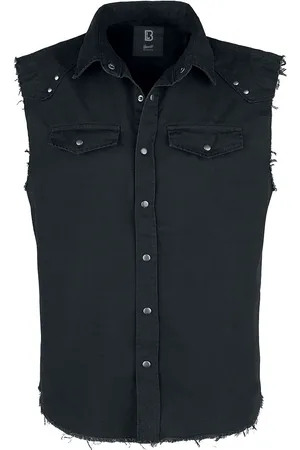 Brandit Camisa manga Corta de - Sleeveless Vintage - S 5XL - para Hombre