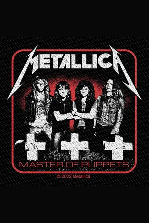 Metallica Parche de - Master Of Puppets Band - para