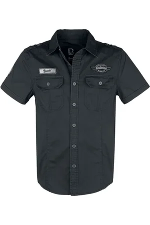 Brandit Camisa manga Corta de - Luis Vintage Shirt Short Sleeve - S 3XL - para Hombre