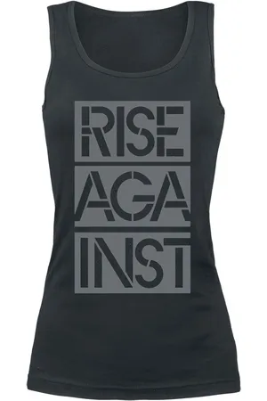 Rise Against Top de - Stacked Ghost Notes Stencil - S XL - para Mujer