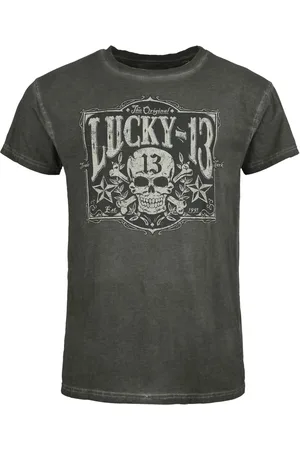 Lucky 13 Camiseta de - Tombstone - Vintage black - S 3XL - para Hombre