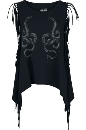 Rock Rebel Top de - Top con flecos - S XXL - para Mujer