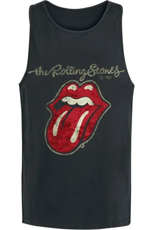 The Rolling Stones Top tirante ancho de - Plastered Tongue - S XL - para Hombre