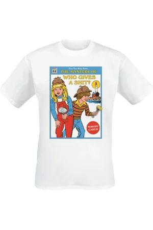 Steven Rhodes Camiseta Fun de - Who Gives A Shit? - M 4XL - para Hombre
