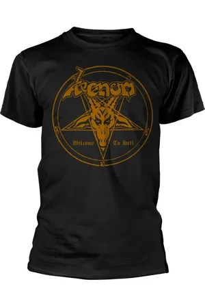 Venom Camiseta de - Welcome To Hell (Gold) - S XXL - para Hombre