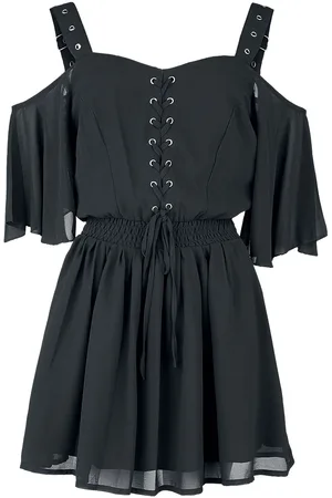 Poizen Industries Vestido Corto Gótico de - Catastrophe - XS 4XL - para Mujer