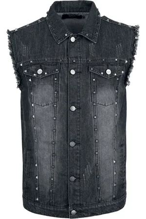 EMP Chaleco de - Vest with pyramid studs - S XXL - para Hombre