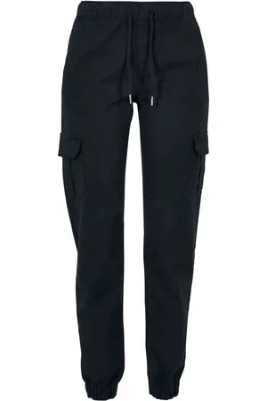 Urban classics Pantalones de deporte de - Ladies’ high-waist cargo jogging - XS M - para Mujer