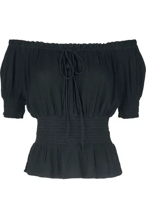 Gothicana Camiseta Gótico de - Off-Shoulder - S XXL - para Mujer
