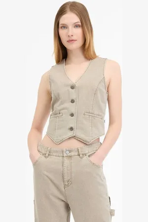 Ragwear Chaleco de - Shafron Denim - XS XL - para Mujer