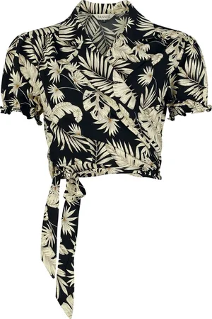 Banned Retro Blusa Rockabilly de - Yvette Blouse - XS XXL - para Mujer