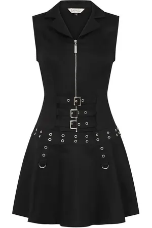 Banned Alternative Vestido Corto Gótico de - Astrid Dress - XS XXL - para Mujer