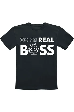 Sprüche Camiseta Fun de - The Real Boss - 104 164 - para niñas & niños