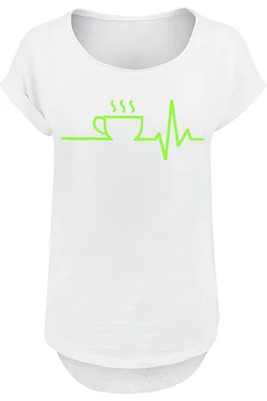 Food Camiseta Fun de - Kaffee EKG - S XXL - para Mujer