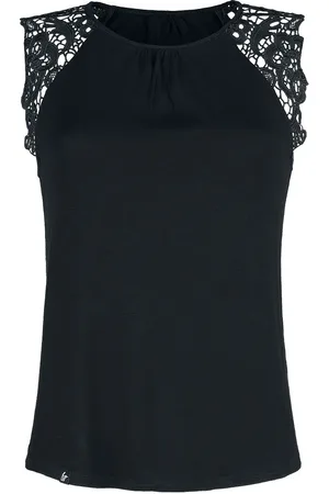 Forplay Top de - Lace Sleeve Top - S XXL - para Mujer