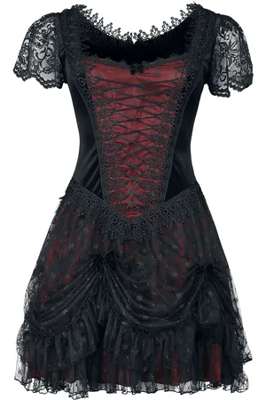 Sinister Gothic Vestido Corto Gótico de - Minivestido - XS 4XL - para Mujer
