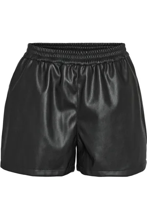 Noisy May Pantalones cortos de - NMandy PU HW Shorts WVN NOOS - XS XL - para Mujer