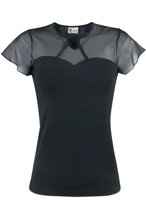 Pussy Deluxe Camiseta Rockabilly de - Camiseta Lovely Chic - XS 3XL - para Mujer