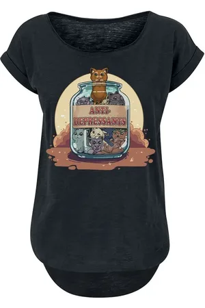 Tierisch Camiseta Fun de - Anti Depressants - M XXL - para Mujer