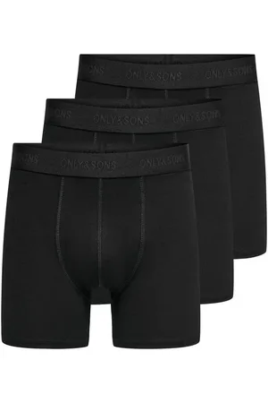 Only & Sons Boxers de - ONSFITZ SOLID BOXER 3PACK NOOS - S XXL - para Hombre