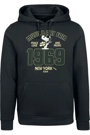 Peanuts Sudadera con capucha de - Music & Art Fair - Snoopy - L 4XL - para Hombre