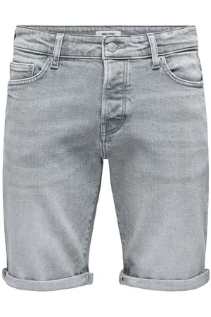 Only & Sons Pantalones cortos de - ONSPLY MGD 8774 TAI DNM SHORTS NOOS - S XXL - para Hombre