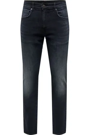 Only & Sons Tejanos de - ONSLOOM SLIM B. BLACK 6921 MAT DNM NOOS - W30L32 W36L34 - para Hombre