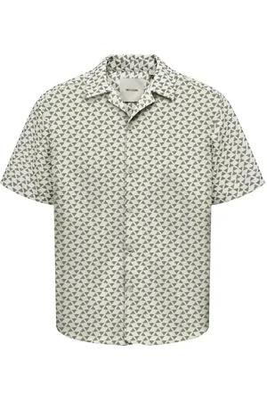 Only & Sons Camisa manga Corta de - ONSCHARMY SS RESORT AOP SHIRT - S XXL - para Hombre