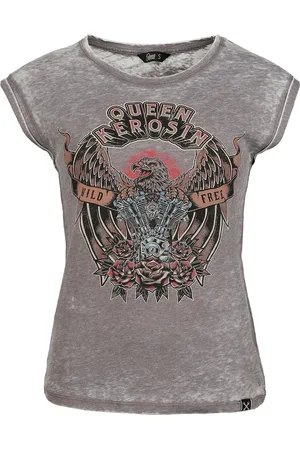 Queen Kerosin Top Rockabilly de - Wild Free - XS XXL - para Mujer