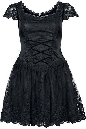 Sinister Gothic Vestido Corto Gótico de - Gothic Mini - XS 4XL - para Mujer