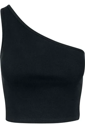 Urban classics Top de - Top mujer corto asimétrico - XS XL - para Mujer