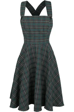 Hell Bunny Vestidos de longitud media de - Peebles Pinafore - XS 4XL - para Mujer
