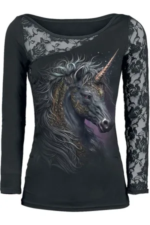 Spiral Camiseta Manga Larga de - Celtic Unicorn - S XXL - para Mujer