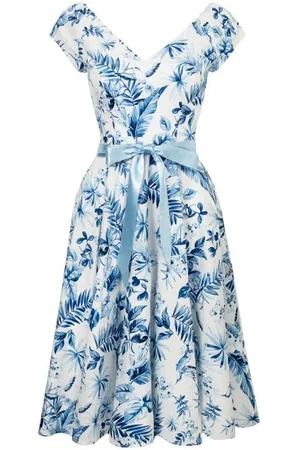 Hell Bunny Vestidos de longitud media Rockabilly de - Amazilia Dress - XS XXL - para Mujer