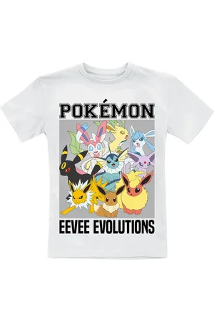 Pokemon Camiseta gaming de - Kids - Evoli Evolutionen - 104 152 - para niñas & niños