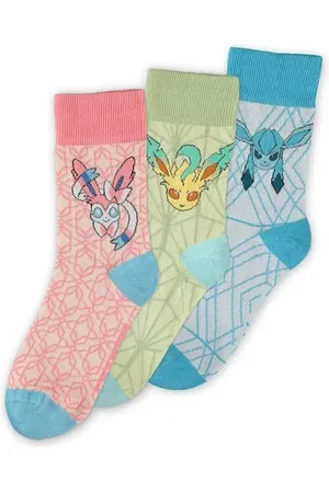 Pokemon Calcetines gaming de - Eevee Evolution - EU 43-46 - para Mujer